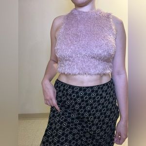 Vintage 90s Printed Midi Skirt